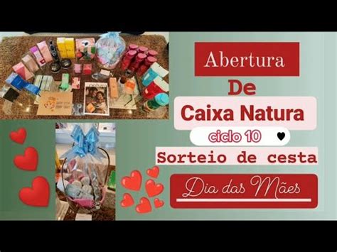 Abertura De Caixa Natura Ciclo Pedido De Pr Venda Comprinhas