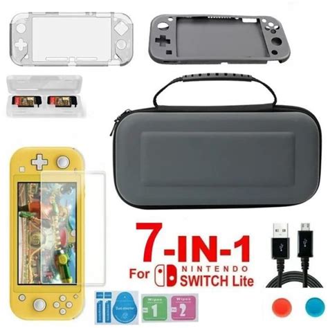 7 En 1 NS Lite B Ensemble D Accessoires De Jeu Pour Nintendo Switch