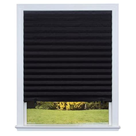 Awesome Pleated Blackout Shades Glass Door Panel Window Curtain