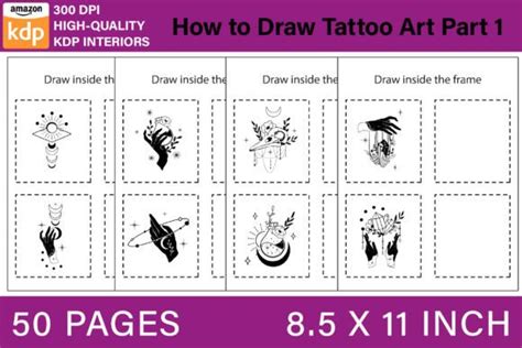 How To Draw Tattoo Art Part 1 Graphic By BreakingDots Creative Fabrica