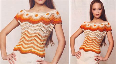 Blusa Tejida A Crochet De Verano GanchilloGanchillo