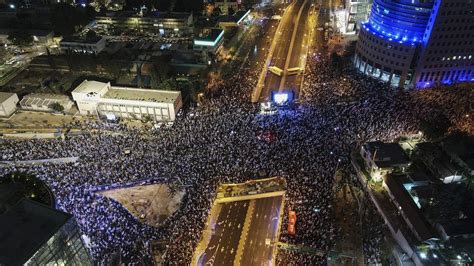 Israel Protestas Masivas Contra La Reforma Judicial Impulsada Por El Gobierno