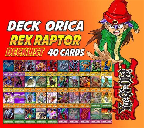 Rex Raptor Deck 40 Cards Anime Orica Yugioh Yugioh Yugioh Decks