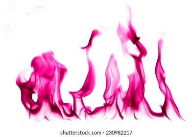 Pink Fire Flames On White Background Stock Photo 230982217 | Shutterstock