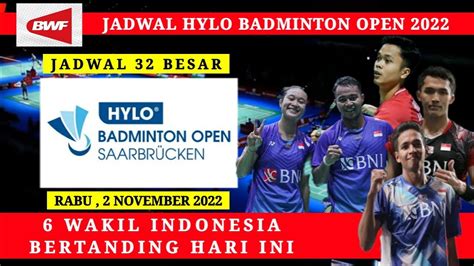 Jadwal Besar Day Hylo Badminton Open Jadwal Badminton Hari