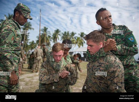 Forsa Defesa Timor Leste F FDTL Service Members Practice Marine Corps