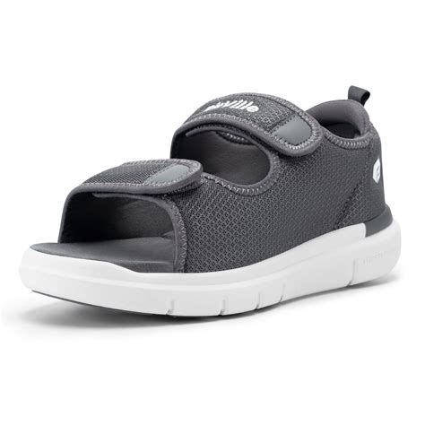 Fitville Diabetic Sandals For Men Wide Width With Arch Support