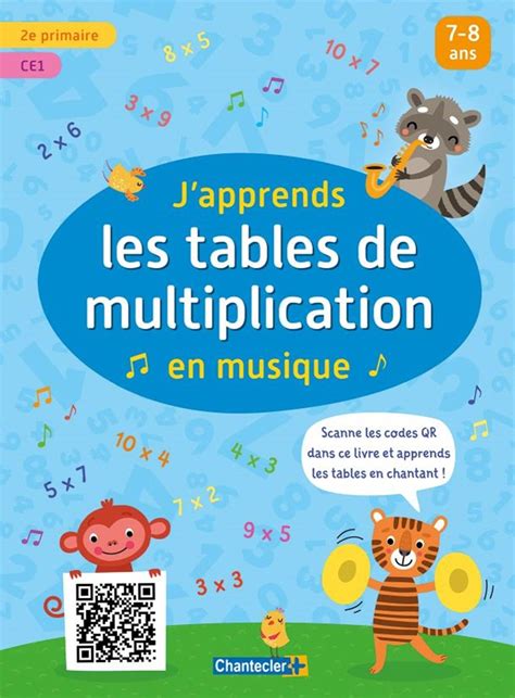 J Apprends Les Tables De Multiplication En Musique Avec Qr Code