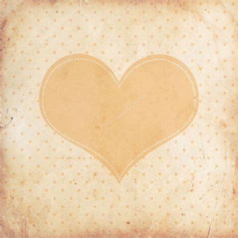 Vintage Background With Heart — Stock Photo © Merrydolla 11967935