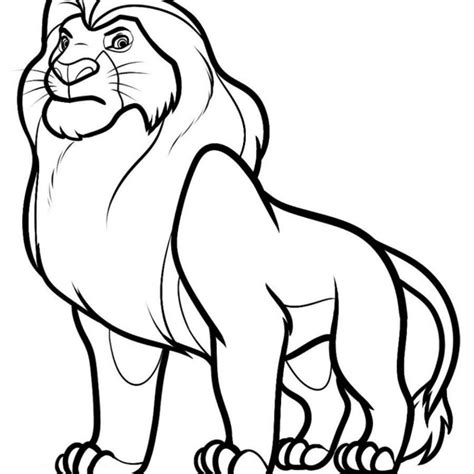 Coloriages Le Roi Lion Films d animation Dessins à colorier