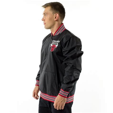 Kurtka Męska Mitchell And Ness Jacket 14 Zip Pullover Chicago Bulls