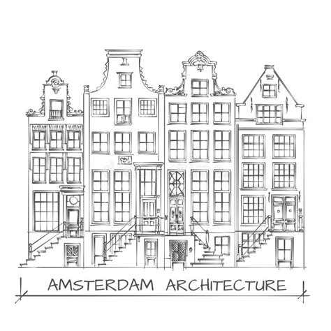 Ejemplo De La Estructura De Edificio Del Dibujo De La Arquitectura 3d