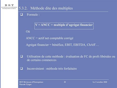 Evaluation Des Entreprises Ppt T L Charger