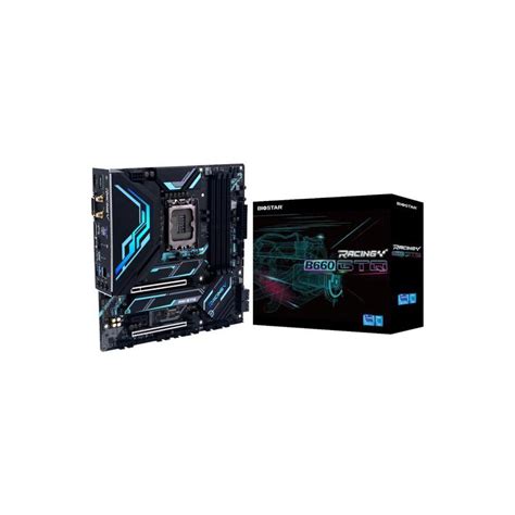 Placa Mãe Biostar Racing B660Gtq Chipset B660 Intel Lga 1700 Matx Ddr4