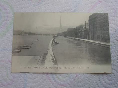 Cpa Inondations De Paris La Ligne Des Invalides Eur