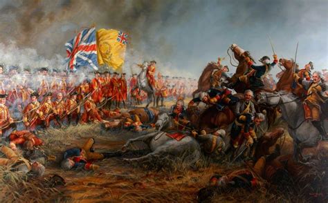 The Battle Of Minden 1 August 1759 Art Uk