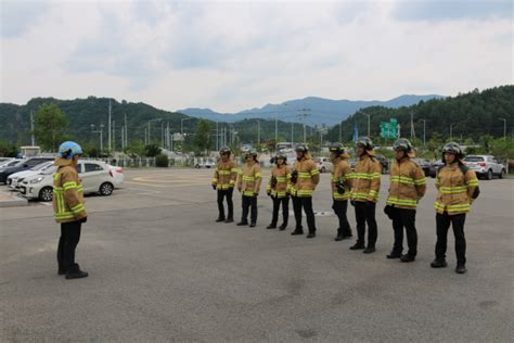 소방서 소식 평창 훈련도 실전처럼 상세화면 강원특별자치도 소방본부 참여알림마당 소방서 소식