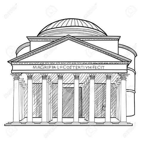 Roman Architecture Drawing at GetDrawings | Free download