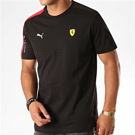 Puma Tee Shirt Scuderia Ferrari T7 595427 Noir Rouge