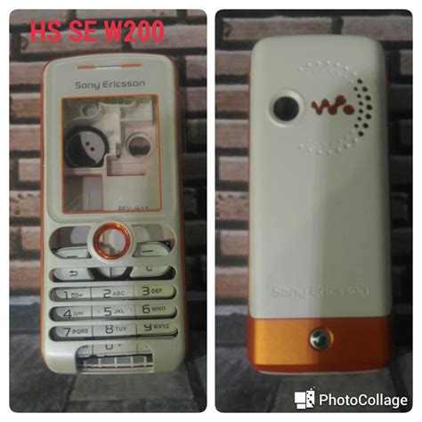 Jual Casing Fullset Tulang Housing Sony Ericsson W Original Full