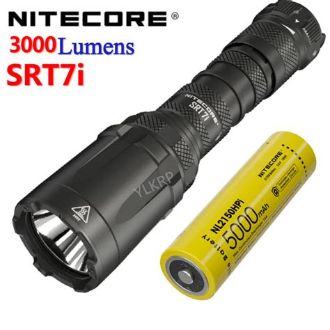 Original NITECORE SRT7i 3000 Lumen LED Flashlight Supporting USB