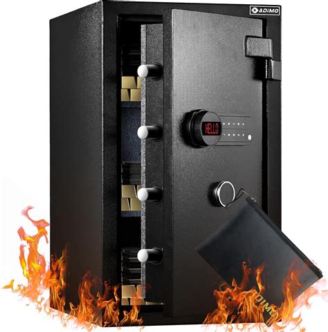 adimo heavy duty large safe box fireproof safe  home cub home