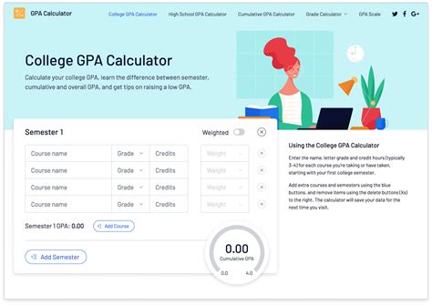 Simple College GPA Calculator - Best Free Online Tool