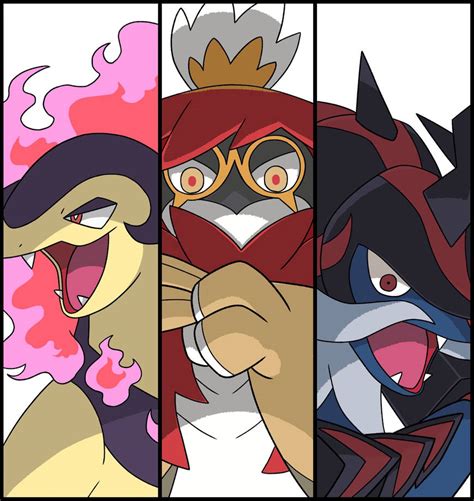 Hisui Starters Final Evolution by EdogawaDore on DeviantArt