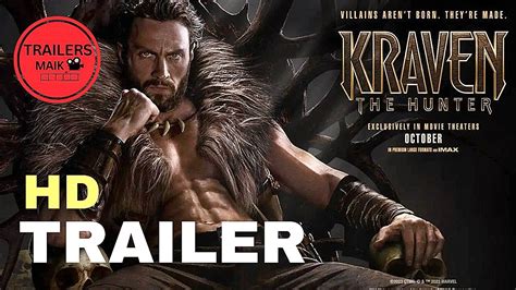 Kraven The Hunter 2024 Action Trailer Movie Maik Trailers Youtube