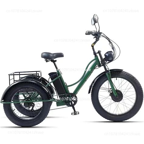 Tricycle Cargo Lectrique Pour Adulte V Lo 3 Roues Gros Pneu Scooter