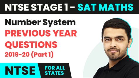 NTSE SAT Stage 1 Maths Number System Previous Year Questions