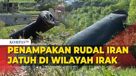 Begini Penampakan Bangkai Rudal Iran Yang Ditembakkan Ke Israel Jatuh