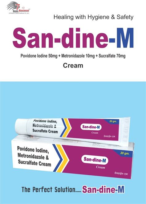 Povidone Iodine 50mg Metronidazole 10mg Sucralfate 70mg At Rs 90