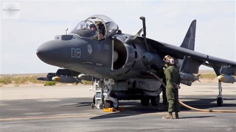 Av 8b Harrier Jump Jet Refueling Youtube