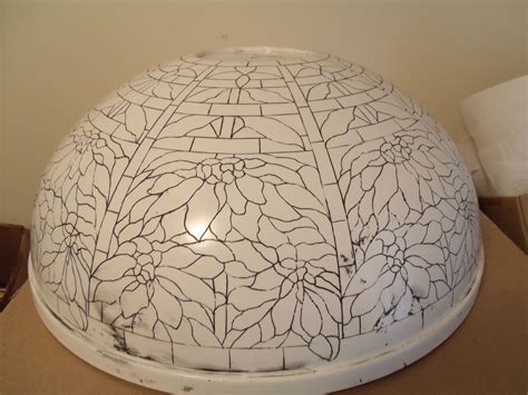 TIFFANY 22" POINSETTIA LAMP FIBERGLASS MOLD - GROTEPASS STUDIOS, GERMANY