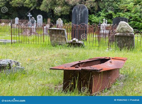 Old Stafford Cemetery Near Hokitika New Zealand Stock Photo Image Of