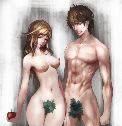 Eve And Adam The Bible Drawn By Hu Dako Danbooru