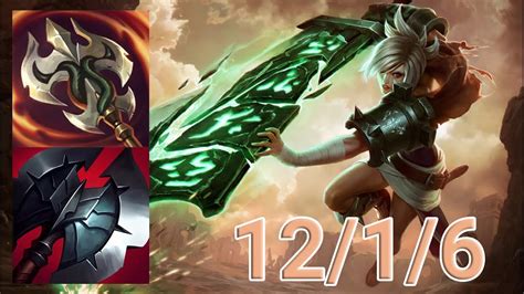 Riven Top Vs Camille Patch 136 Youtube