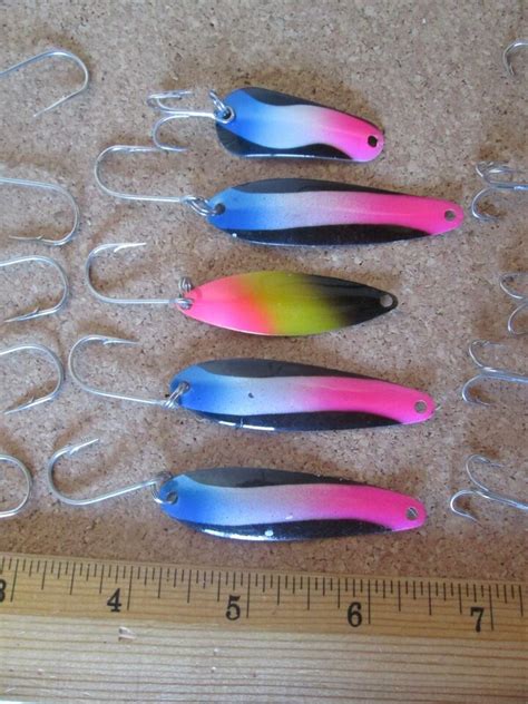 Lot Salmon Trout Walleye Trolling Spoons Downrigger Fishing