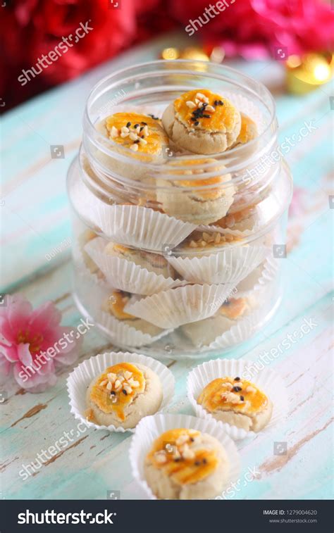 Peanut Cookies Chinese New Year Celebration Stock Photo 1279004620