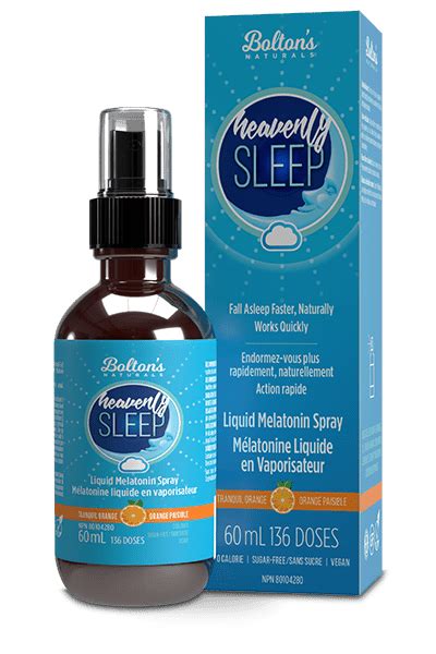 Heavenly Sleep Liquid Melatonin Spray | Bolton's Naturals