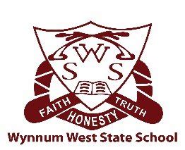 Wynnum West State School logo - www.partytimeamusements.com.au