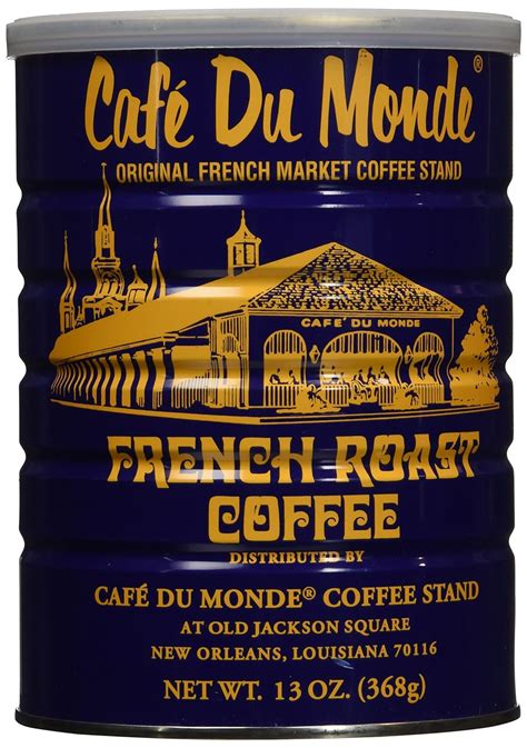 Cafe Du Monde French Roast Dark Coffee 13 Ounce Roasted