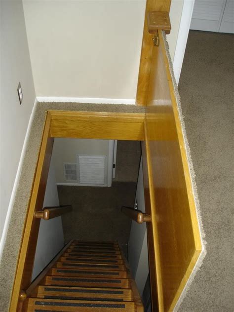 Covered With Carpet Basement Doors Basement Entrance Basement Stairs