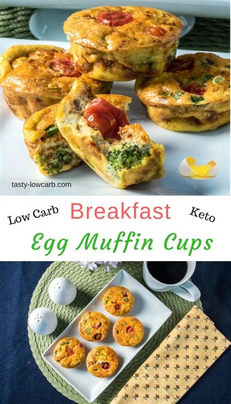 Egg Muffin Cups Chorizo Broccoli And Cheese Tasty Low Carb