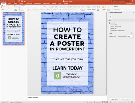 How To Make A Poster In Powerpoint Simple Steps Shack Design