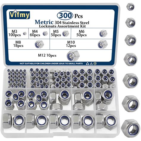 Snapklik Vifmy Locknuts Assortment Kit