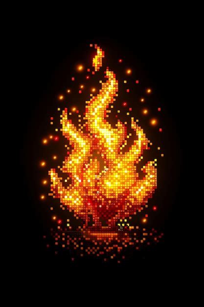 44,000+ Fire Pixel Art Pictures