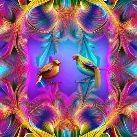 Singing Birds Digital Graphic · Creative Fabrica