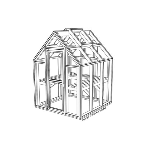 6' X 6' Greenhouse Plans PDF Version - Etsy